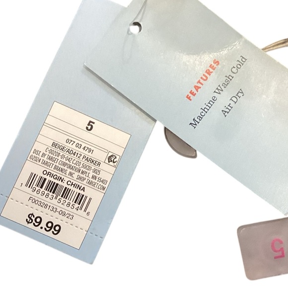 Cat & Jack Toddler Parker Sneakers Unisex Size 5 NEW Squiggly Print Easy On Off - Picture 6 of 6